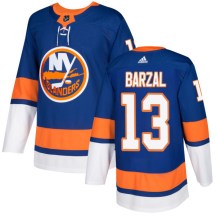 New York Islanders Men's Mathew Barzal Adidas Authentic Royal Jersey