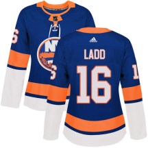 New York Islanders Women's Andrew Ladd Adidas Authentic Royal Blue Home Jersey