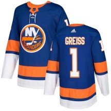 New York Islanders Youth Thomas Greiss Adidas Authentic Royal Blue Home Jersey