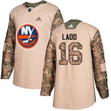 New York Islanders Men's Andrew Ladd Adidas Authentic Camo Veterans Day Practice Jersey
