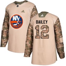 New York Islanders Youth Josh Bailey Adidas Authentic Camo Veterans Day Practice Jersey