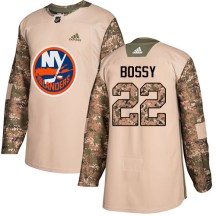 New York Islanders Men's Mike Bossy Adidas Authentic Camo Veterans Day Practice Jersey