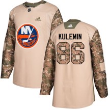 New York Islanders Men's Nikolay Kulemin Adidas Authentic Camo Veterans Day Practice Jersey