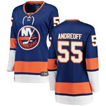 New York Islanders Women's Andy Andreoff Fanatics Branded Breakaway Blue Home Jersey