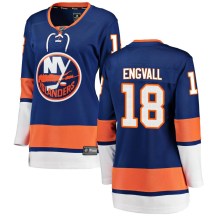 New York Islanders Women's Pierre Engvall Fanatics Branded Breakaway Blue Home Jersey