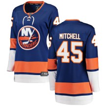 New York Islanders Women's Travis Mitchell Fanatics Branded Breakaway Blue Home Jersey