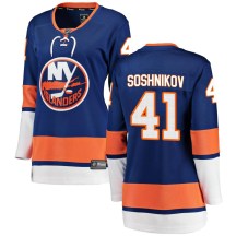 New York Islanders Women's Nikita Soshnikov Fanatics Branded Breakaway Blue Home Jersey