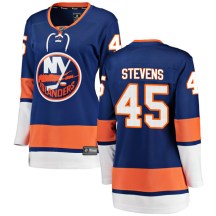 New York Islanders Women's John Stevens Fanatics Branded Breakaway Blue Home Jersey