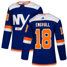 New York Islanders Youth Pierre Engvall Adidas Authentic Blue Alternate Jersey