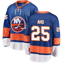 New York Islanders Youth Sebastian Aho Fanatics Branded Breakaway Blue Home Jersey