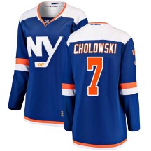 New York Islanders Women's Dennis Cholowski Fanatics Branded Breakaway Blue Alternate Jersey