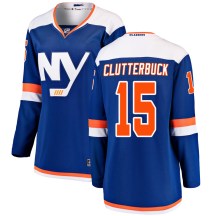 New York Islanders Women's Cal Clutterbuck Fanatics Branded Breakaway Blue Alternate Jersey