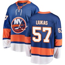 New York Islanders Men's Eetu Liukas Fanatics Branded Breakaway Blue Home Jersey