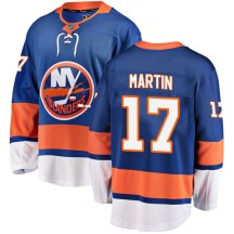 New York Islanders Men's Matt Martin Fanatics Branded Breakaway Blue Home Jersey