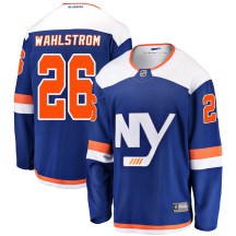 New York Islanders Men's Oliver Wahlstrom Fanatics Branded Breakaway Blue Alternate Jersey