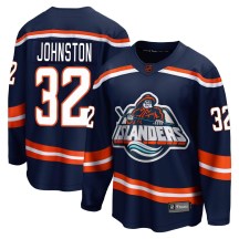 New York Islanders Youth Ross Johnston Fanatics Branded Breakaway Navy Special Edition 2.0 Jersey