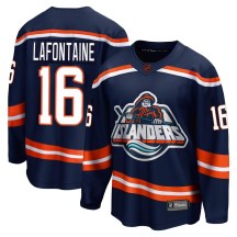 New York Islanders Youth Pat LaFontaine Fanatics Branded Breakaway Navy Special Edition 2.0 Jersey