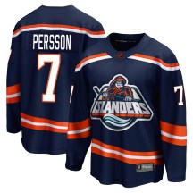 New York Islanders Youth Stefan Persson Fanatics Branded Breakaway Navy Special Edition 2.0 Jersey
