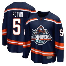 New York Islanders Youth Denis Potvin Fanatics Branded Breakaway Navy Special Edition 2.0 Jersey