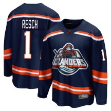 New York Islanders Youth Glenn Resch Fanatics Branded Breakaway Navy Special Edition 2.0 Jersey