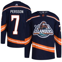 New York Islanders Youth Stefan Persson Adidas Authentic Navy Reverse Retro 2.0 Jersey