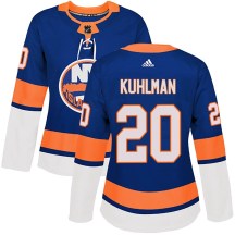 New York Islanders Women's Karson Kuhlman Adidas Authentic Royal Home Jersey