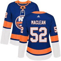 New York Islanders Women's Kyle Maclean Adidas Authentic Royal Home Jersey