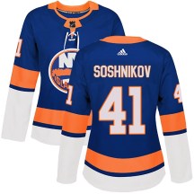 New York Islanders Women's Nikita Soshnikov Adidas Authentic Royal Home Jersey