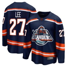 New York Islanders Men's Anders Lee Fanatics Branded Breakaway Navy Special Edition 2.0 Jersey
