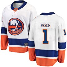 New York Islanders Youth Glenn Resch Fanatics Branded Breakaway White Away Jersey