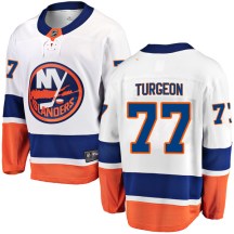 New York Islanders Youth Pierre Turgeon Fanatics Branded Breakaway White Away Jersey