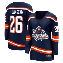 New York Islanders Women's Dave Langevin Fanatics Branded Breakaway Navy Special Edition 2.0 Jersey